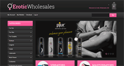 Desktop Screenshot of eroticwholesales.com